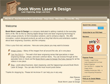 Tablet Screenshot of bookwormlaser.com